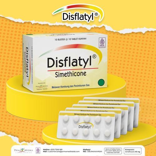 DISFLATYL 40 MG 10 TABLET/SIMETHICONE/OBAT KEMBUNG
