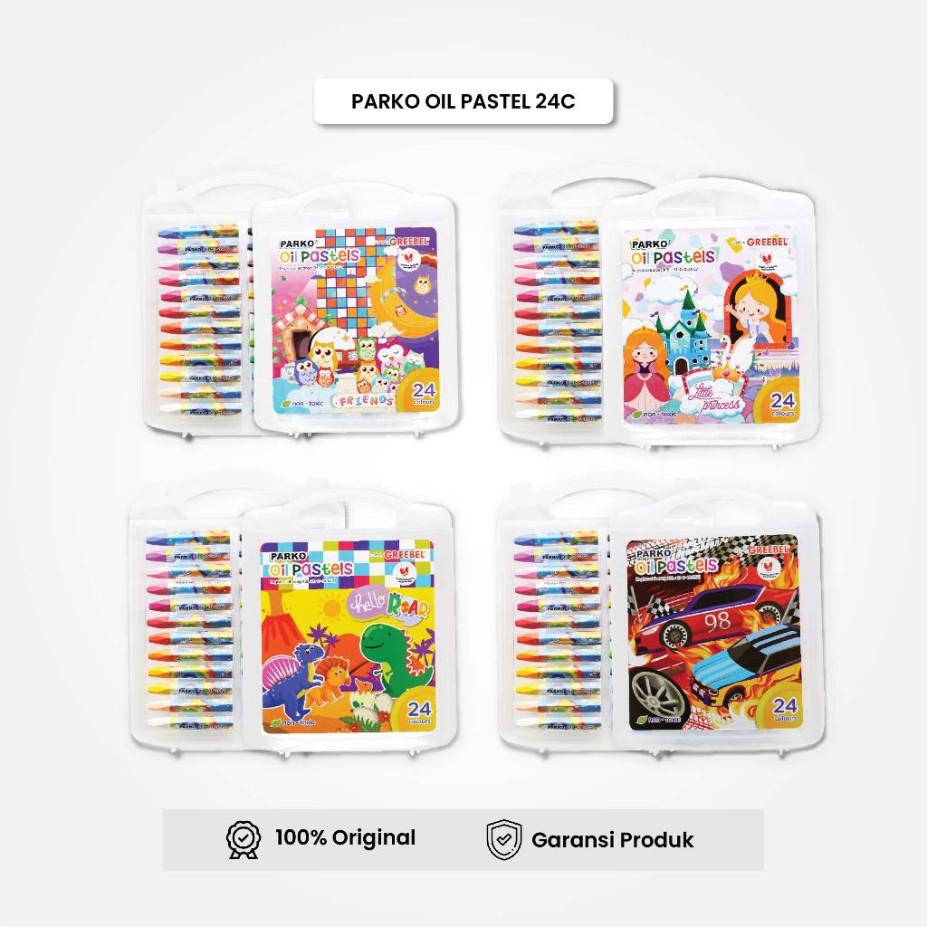 

PARKO Crayon Krayon 24 Warna / Crayon Oil Pastel 24 Warna / Crayon Greebel