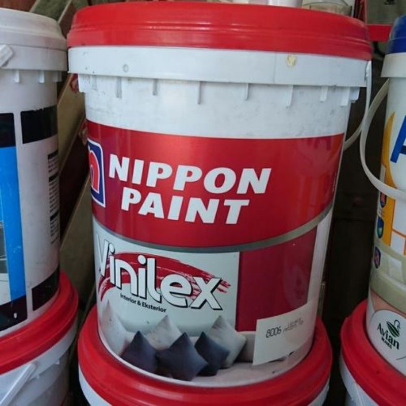 cat tembok vinilex 300 white, cat vinilex putih 25 kg, Nippon vinilex 300 white 25 kg, Nippon paint 