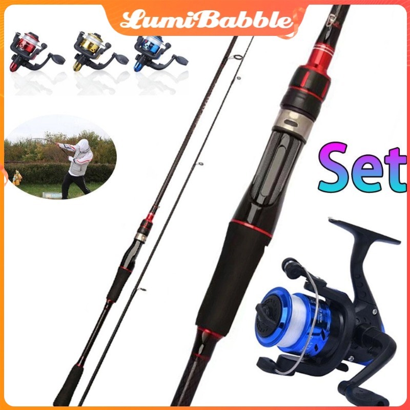 Joran Pancing Carbon Joran Baitcasting Portabel Joran Spinning Ultra Light M Carbon Fiber Untuk Air 