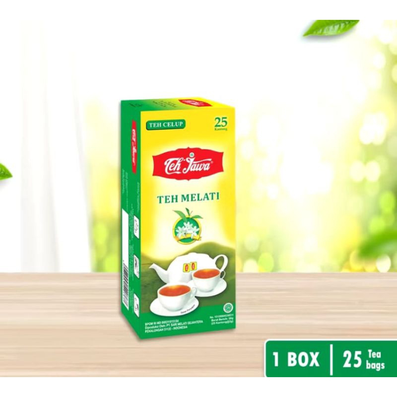 

teh celup Jawa jasmintea 1 box isi 25 pcs