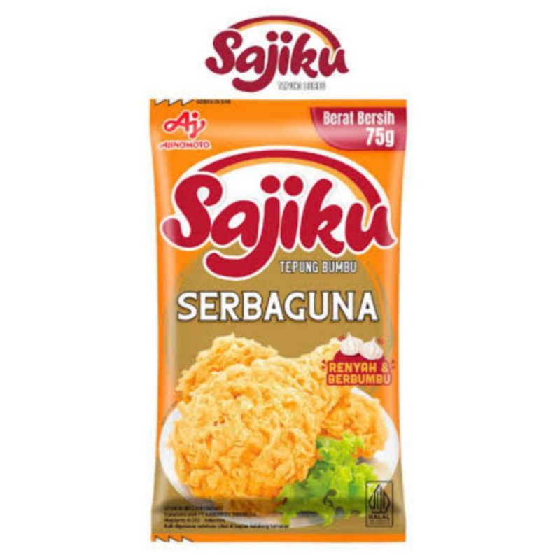 

Sajiku Tepung Bumbu Serbaguna kemasan sachet 75 g