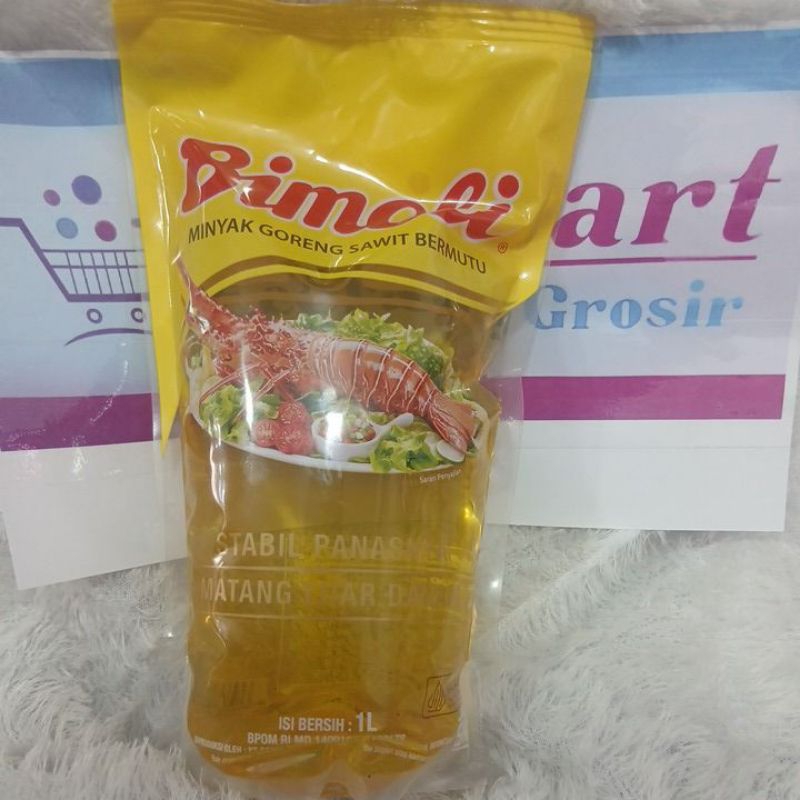 

Minyak goreng sawit bermutu Bimoli kemasan 1L