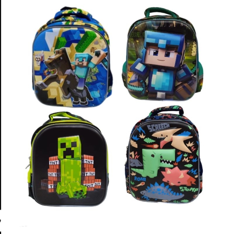 HSD TAS RANSEL ANAK TK MINECRAFT ROBLOX IMPORT