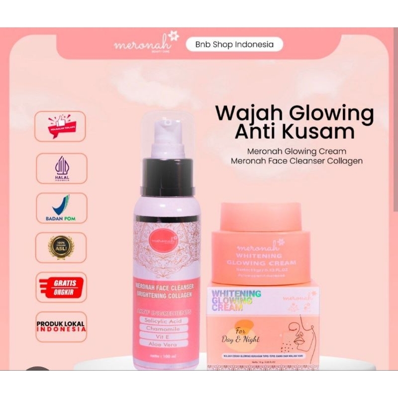 MERONAH CREAM AND FACEWASH SKINCARE
