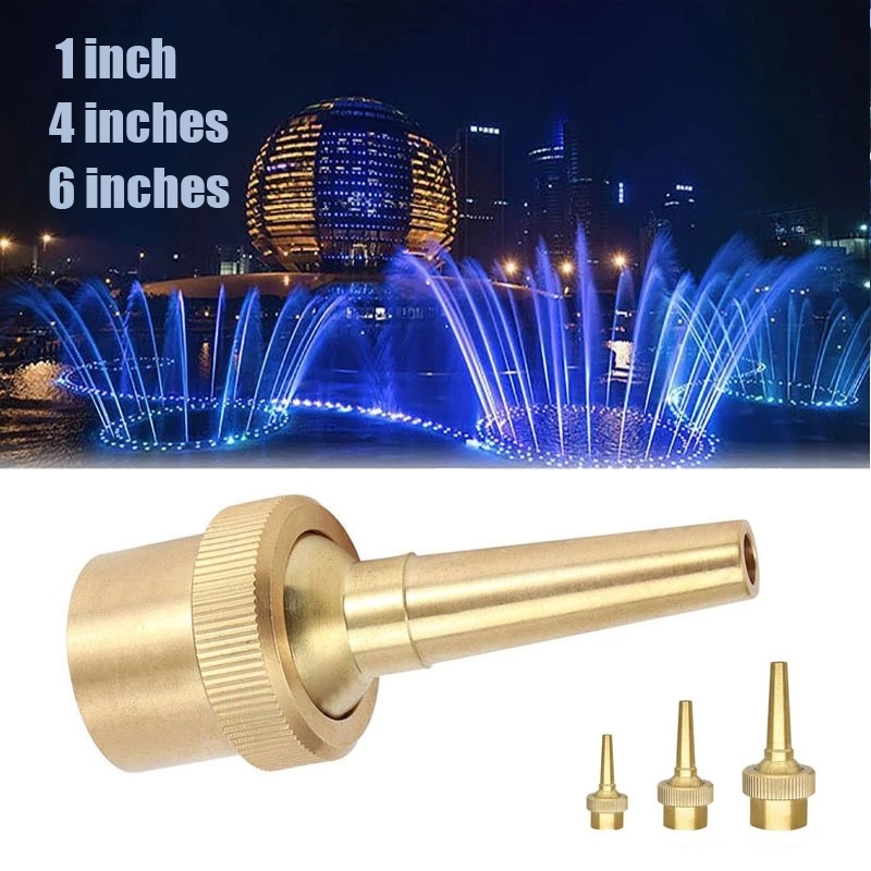 Nozzle Air Mancur Kolam Nozzle Air Mancur Nozzle Air Mancur 1/4/6 Inch Bahan Kuningan