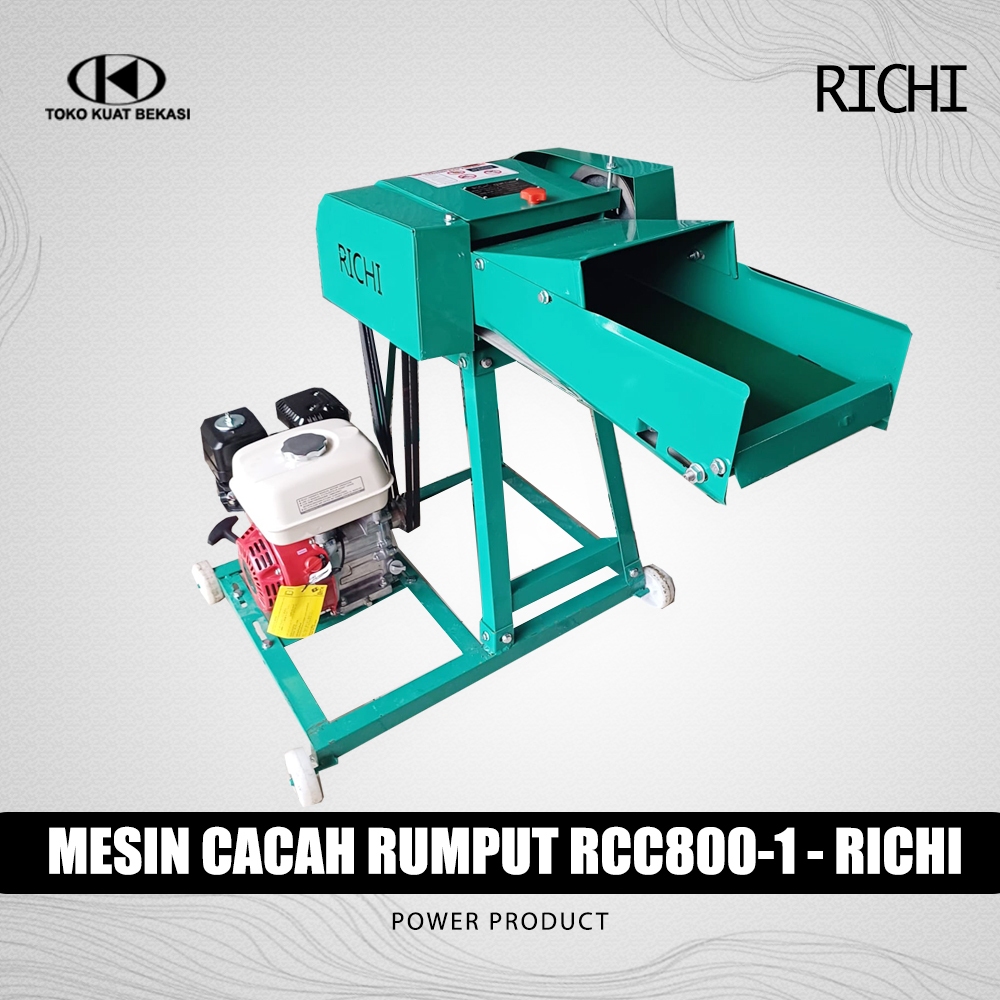 Mesin Cacah Rumput RICHI tipe RCC800-1 / Mesin Cacah Ranting / Mesin Cacah Daun