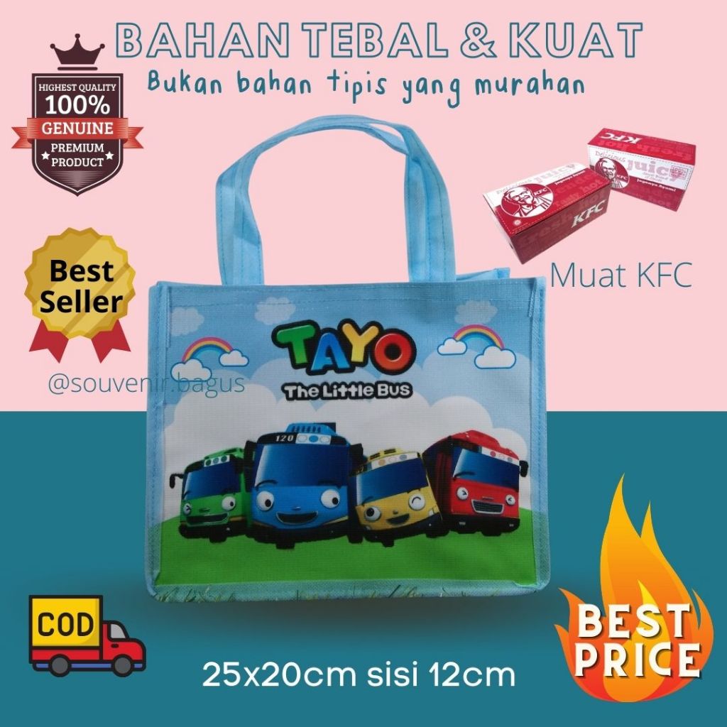 

Tas Ultah Tayo Little Bus Souvenir Ulang Tahun Hey Tayo