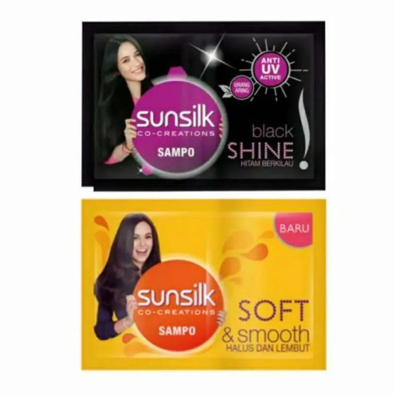SUNSILK SHAMPO SACHET 1 RENCENG / SUNSILK ANTI KETOMBE SACHET