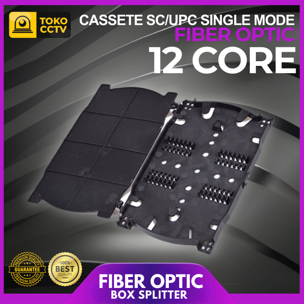 CASSETE 12 CORE, KASET 12 CORE SPLICE TRAY 12 CORE FIBER OPTIC
