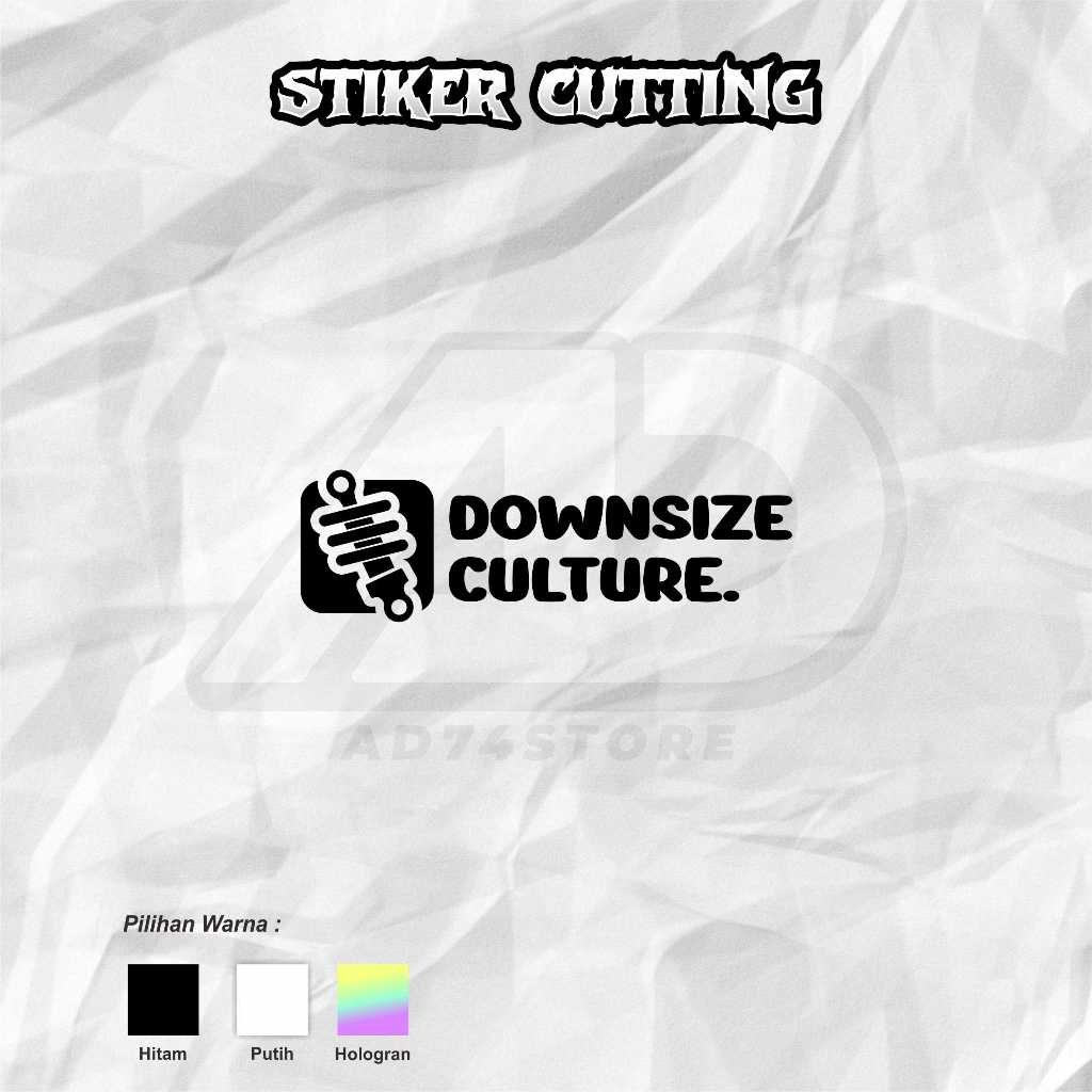 

Stiker Cutting Downsize