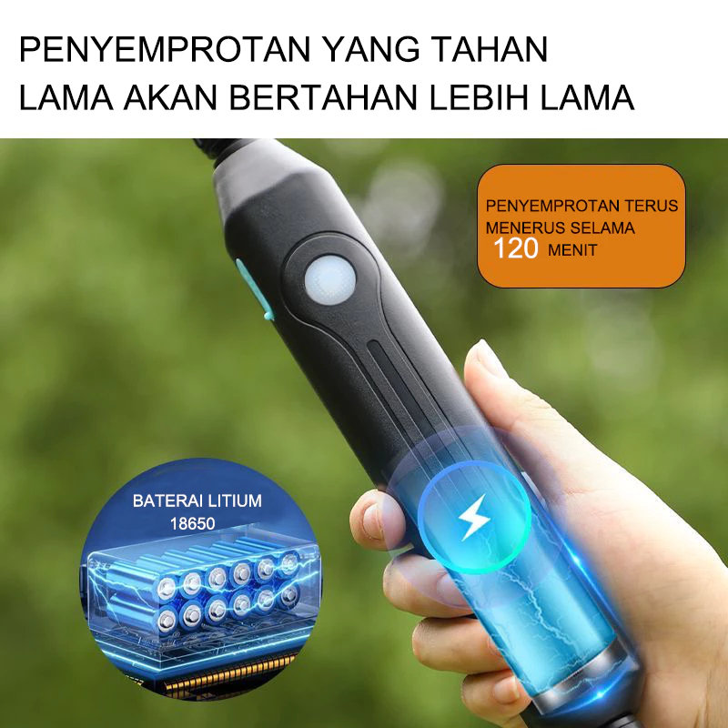 Semprotan Rumput Elektrik 8 Liter Sprayer Shoulder Type Semprot Cuci Mobil Gendong Sprayer Hama