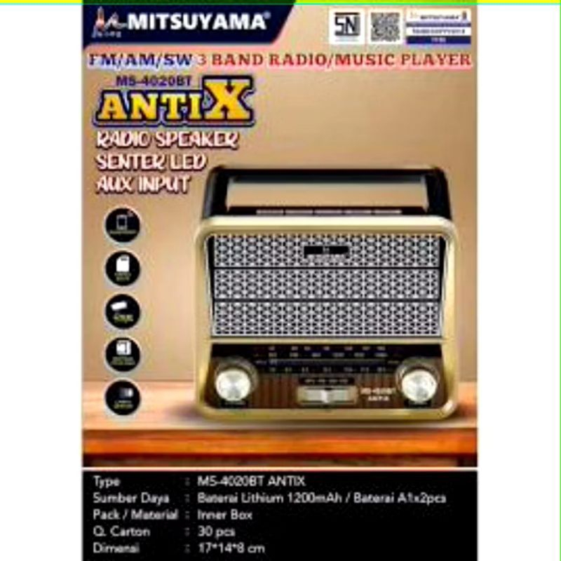 Radio Multimedia MITSUYAMA MS-4020 BT