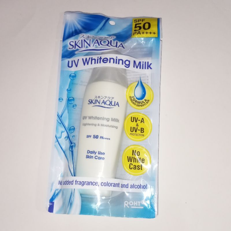 [BACA DESC] WTS NEW SS Sunscreen Skin Aqua UV Whitening Milk spf 50
