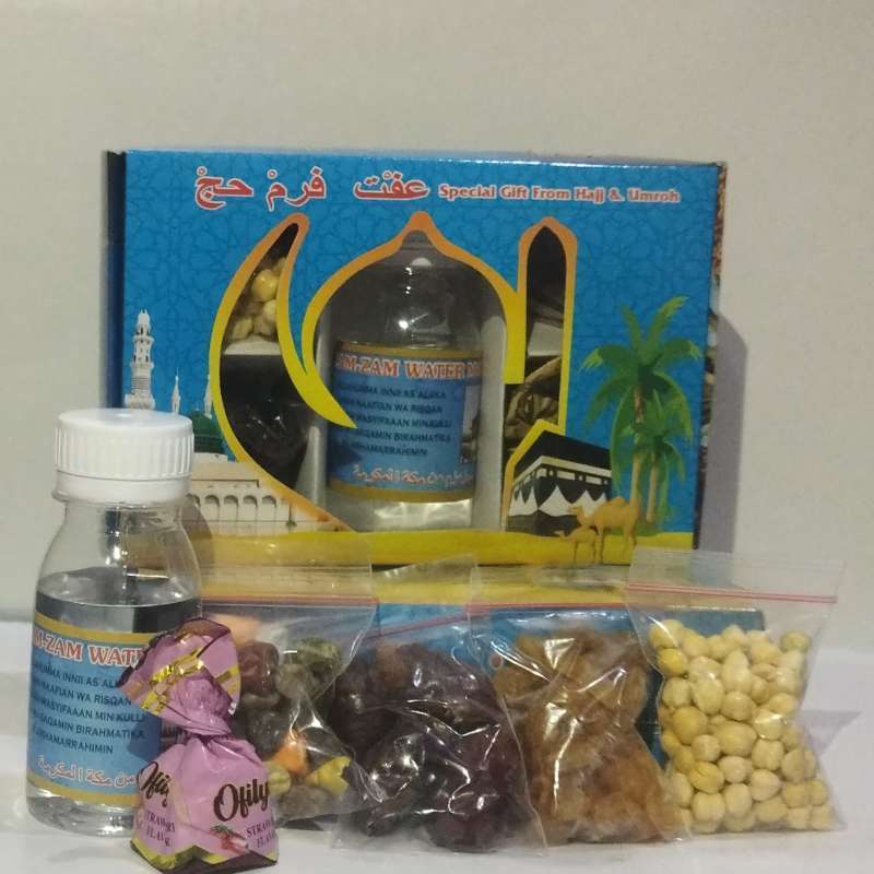 

(25 pcs) Paket 5in1 Oleh-oleh haji dan umroh (DUS KOTAK)