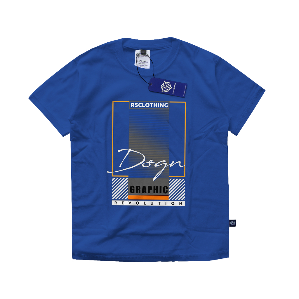 RS.CLOTHING Kaos Distro Anak Usia 4-14 Tahun
