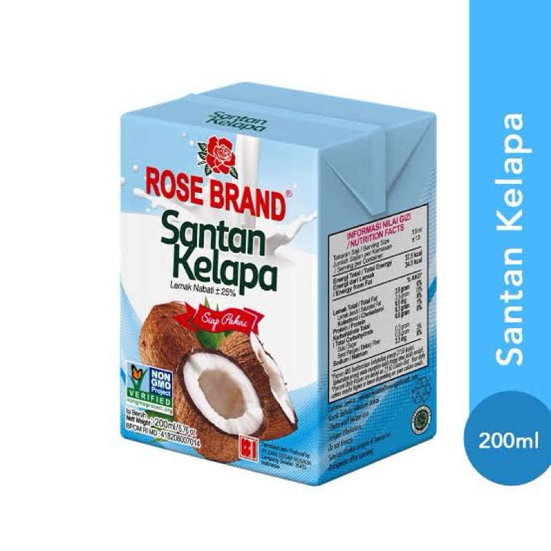 

Rose Brand Santan Kelapa 200 ML Coconut Milk