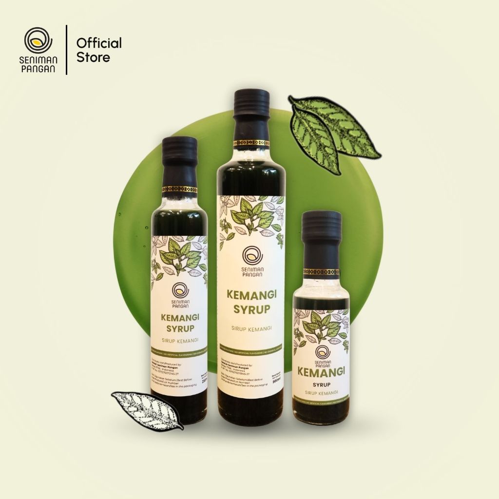

Seniman Pangan - Sirup Kemangi | Basil Leaves Syrup | Organic Herbal Fresh From the Farm