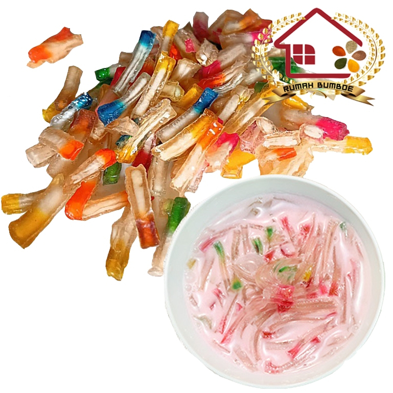 

(500 gr) PACAR CINA Sekoteng Sagu Warna Warni Dawet Sagu Delima Food Snack Cemilan Pedas