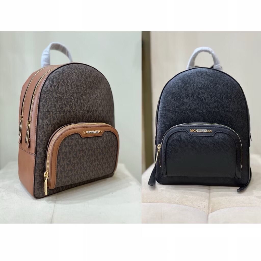 TAS RANSEL WANITA MK JAYCEE MEDIUM ZIP POCKET BACKPACK ORIGINAL