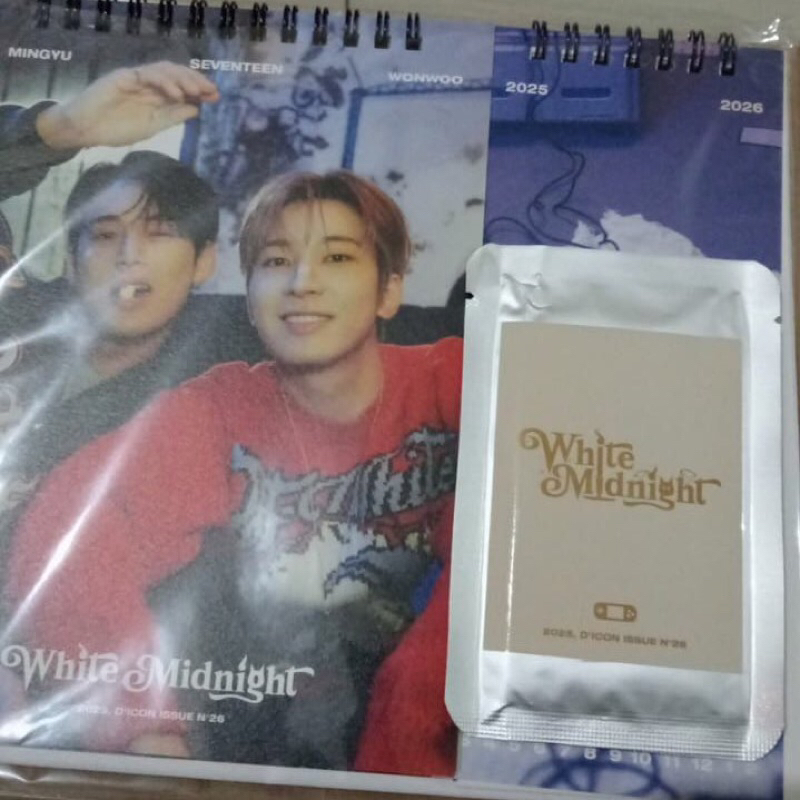 READY SHARING DICON MINWON MINGYU WONWOO SEVENTEEN SEALED WHITE MIDNIGHT