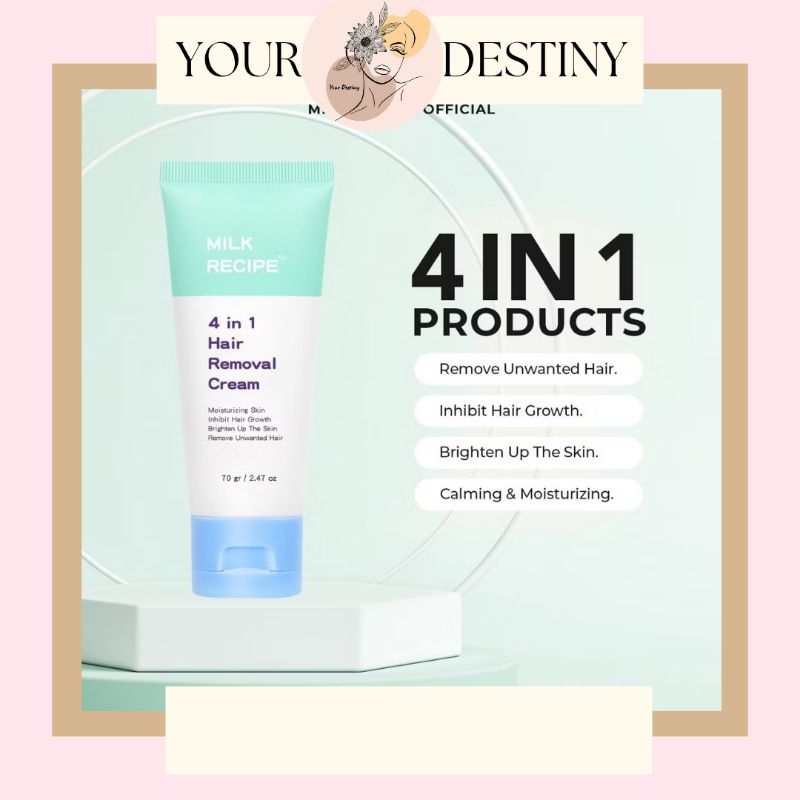 Milk Recipe Hair Removal Cream 4in1 Hair Removal Cream