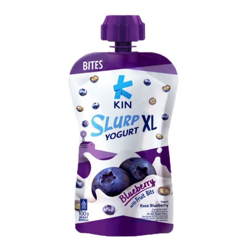 

Yogurt- Kin Yogurt Slrup XL 80gr Blueberry dan Mangga
