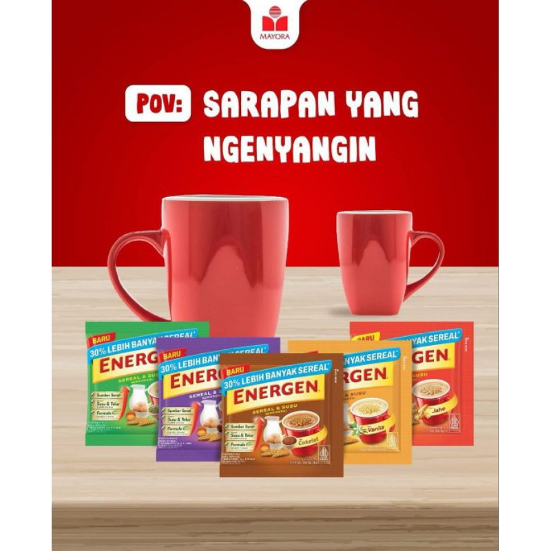 

Energen sereal 5 Varian rasa 1Rcg