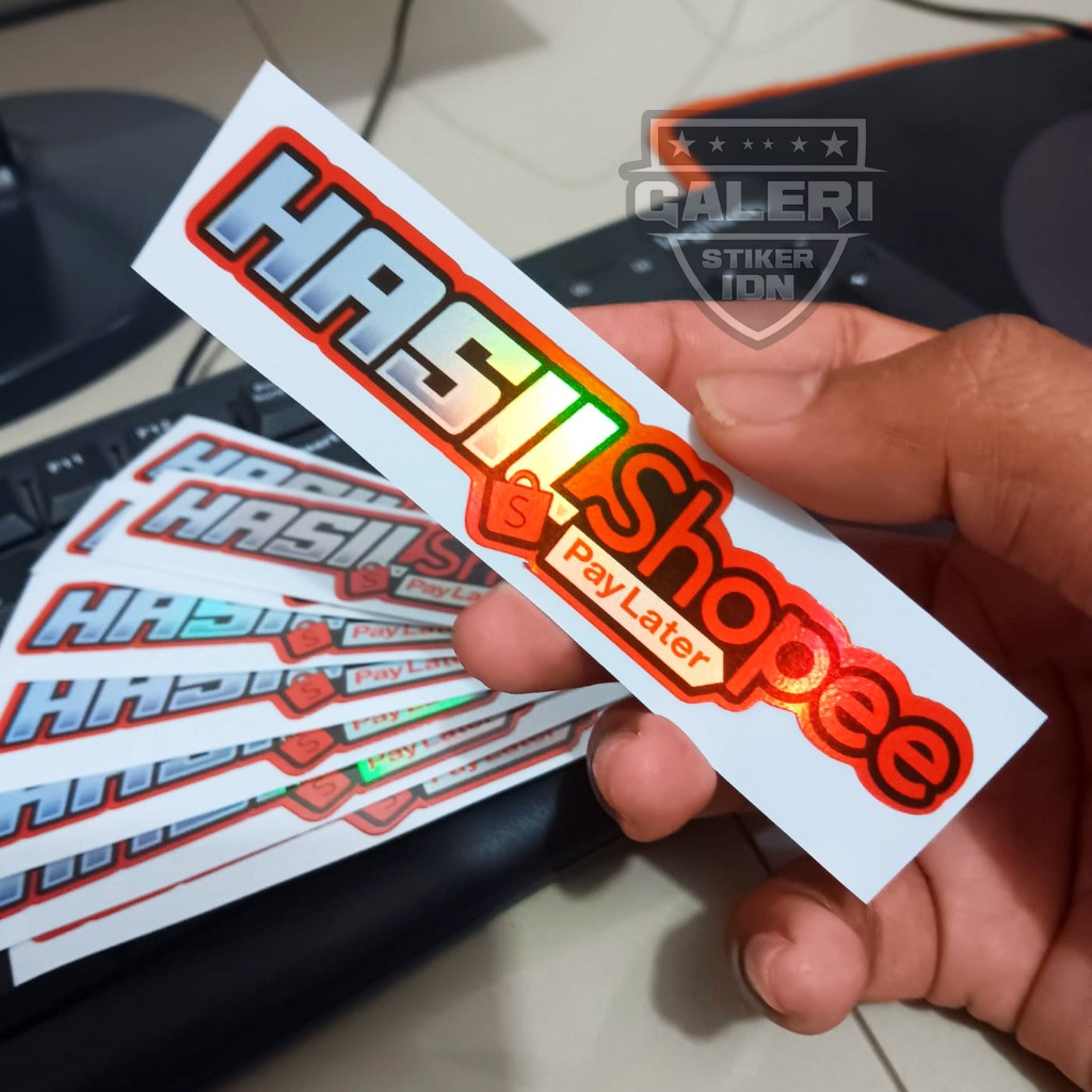 stiker hasil shopee pay later hologram sticker shoppee pay later sticker shoppeepaylater