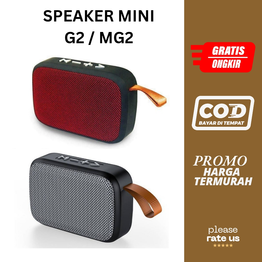 SPEAKER BLUETOOTH MINI MG2 G2 PORTABLE SPEAKER AKTIF MURAH / MAINBOARD SPEAKER AKTIF 2.1