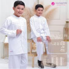 RAUNA KOKO ANAK RKA 03 PJ WARNA PUTIH