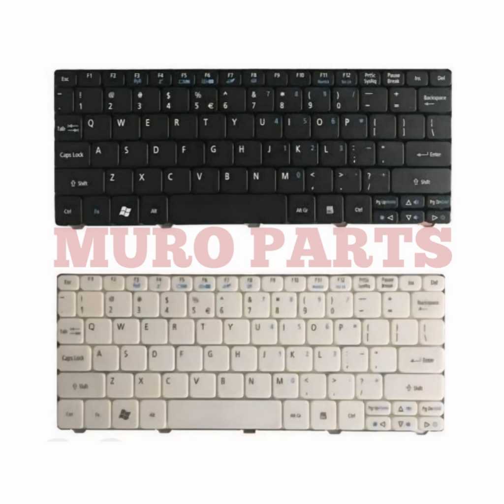 KEYBOARD KIBORD KEYBORT LAPTOP ACER ASPIRE ONE 532 532H 522 D255 D257 D260 D270 BARU