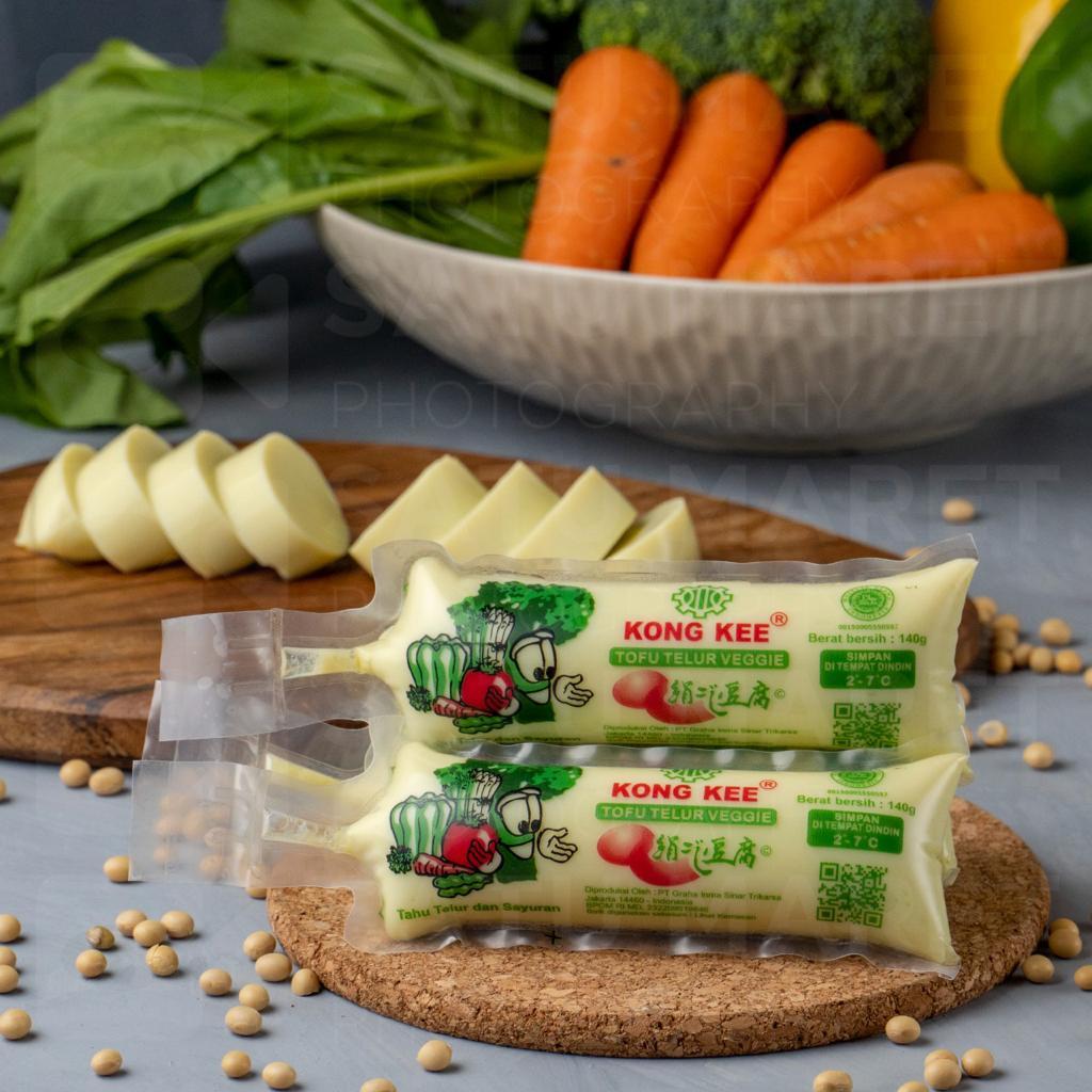 KongKee Tofu Rasa Veggie / Sayur 140gram | Tofu Jepang / Tofu Tahu Jepang