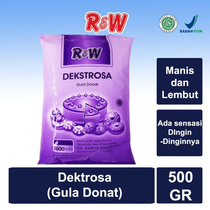 

Gula Donat Dekstrosa 500gr