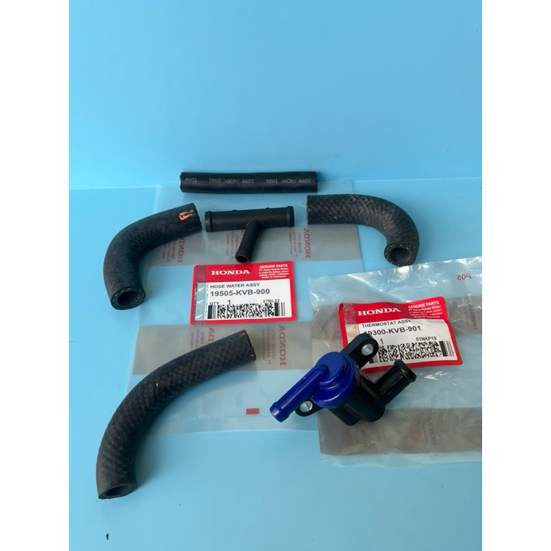 TERMOSTAT VARIO + SELANG RADIATOR MOTOR VARIO KARBU VARIO 110 VARIO TECHNO KODE (KVB)