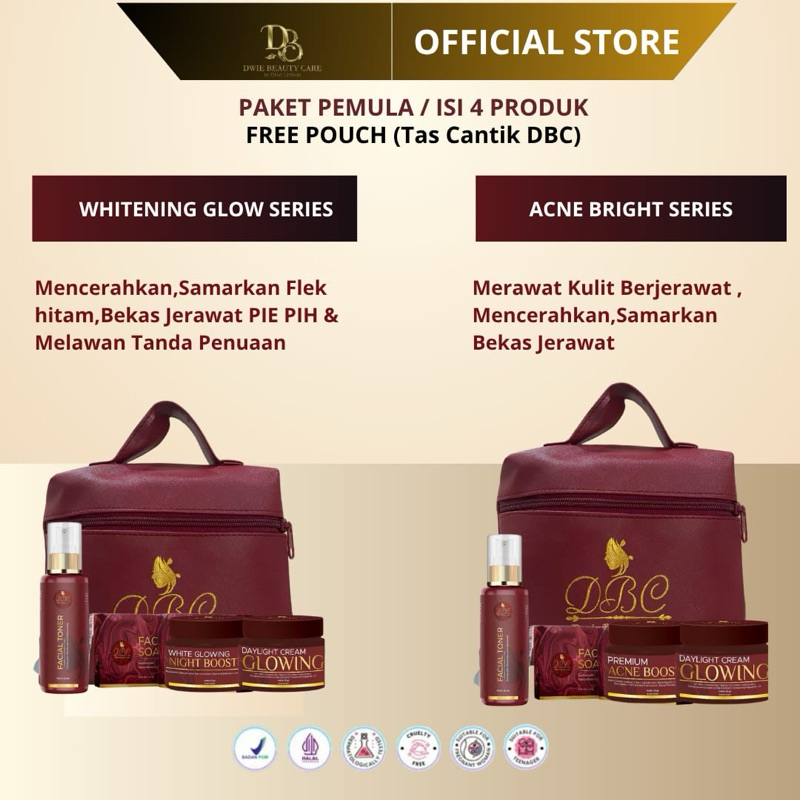 DBC SKINCARE SERIES ACNE KEMASAN MAROON
