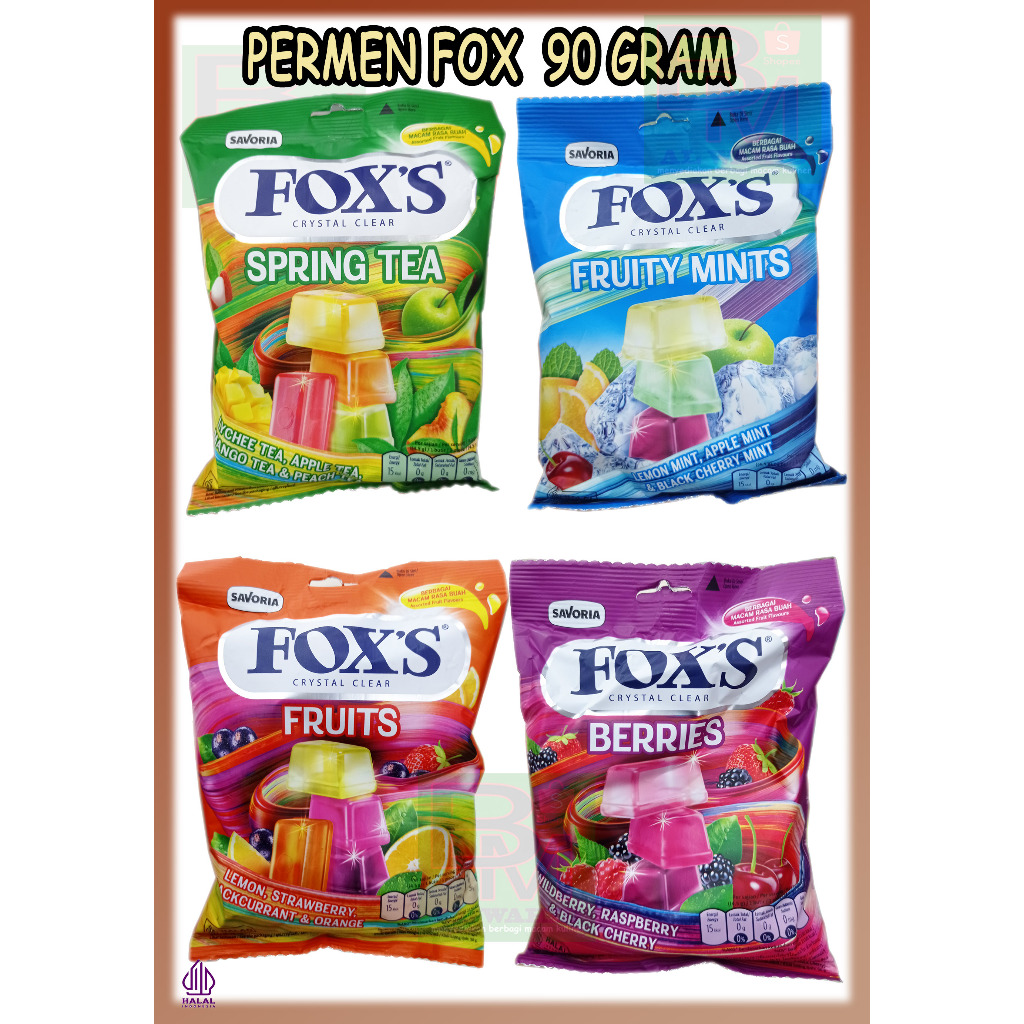 

Permen FOX Crystal Clear 1 Pack 90 Gram