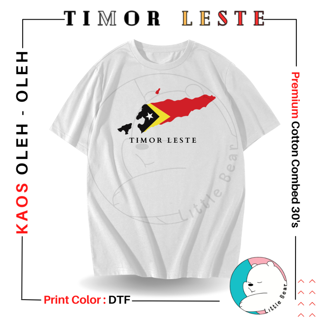 kaos Souvenir Timor Leste, Baju Oleh-Oleh Type 3
