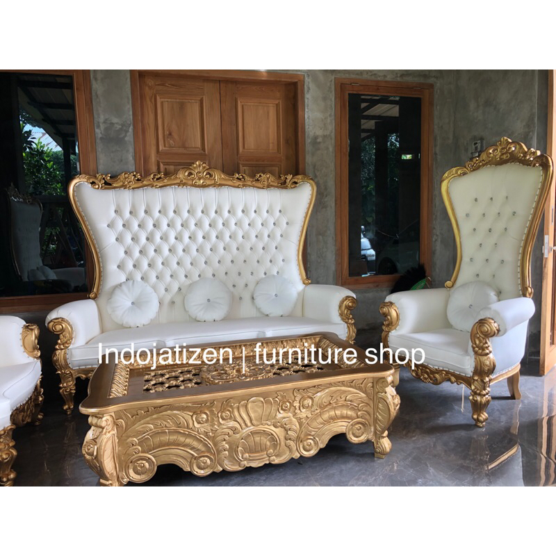 kursi sofa syahrini satu set tamu