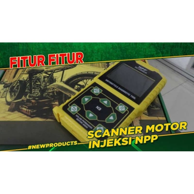 Scanner NPP Semua Jenis Motor Honda - Yamaha - Suzuki - Euro V (Alat Pendeteksi Kerusakan Motor Inje