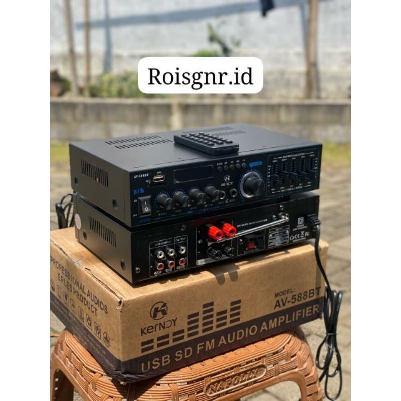 Kendy AV-588BT USB SD FM Audio Amplifier Bluetooth - Power Amplifier Karaoke & Musik