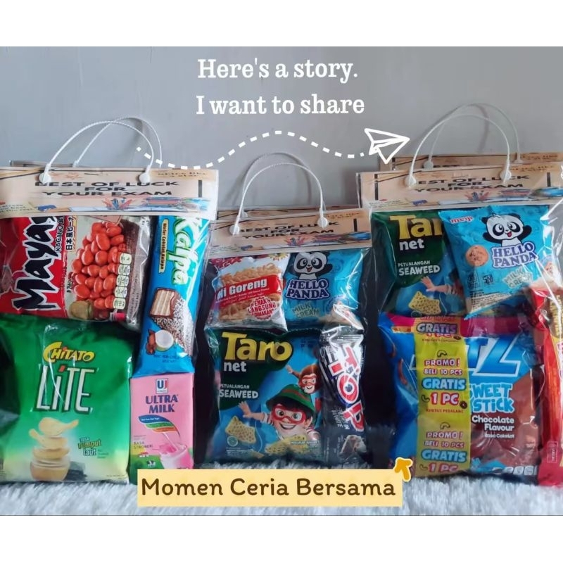 

PARCEL BINGKISAN ULANG TAHUN / BINGKISAN SNACK ANAK / PARCEL MURAH MERIAH / SNACK KEMASAN ULANG TAHUN