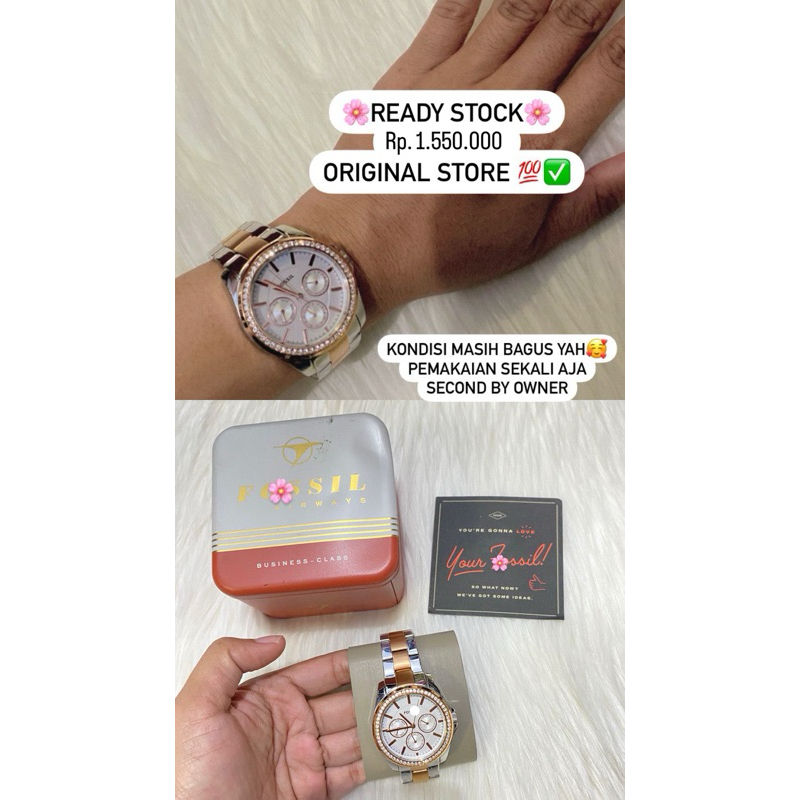 fossil jam tangan original store second