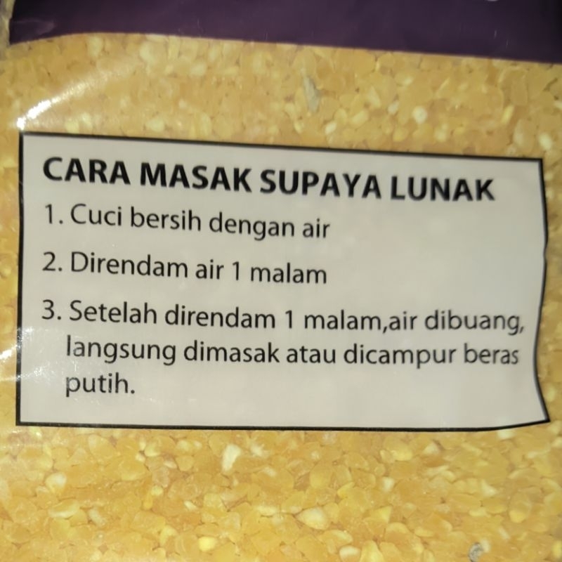 

BERAS JAGUNG ORGANIK MERK DOLLAR GRAM RENDAH KALORI COCOK UNTUK DIET