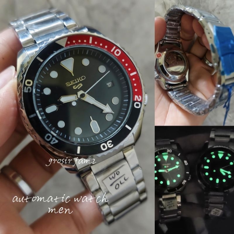 Jam tangan pria Automatic Seiko drive5 sporty