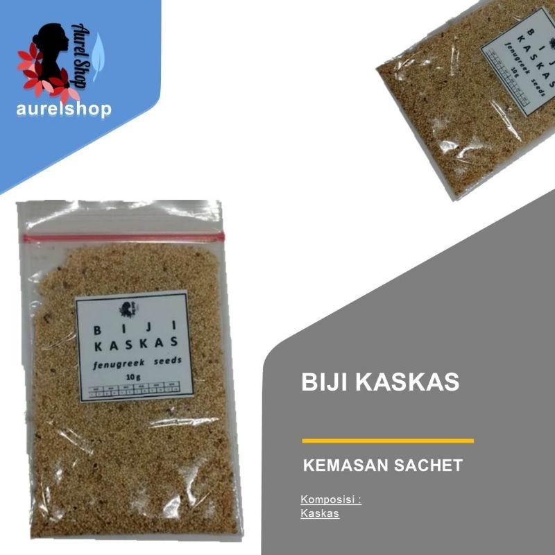 

Biji Kaskas Putih murah kemasan Sachet 10g / Poppy Seeds