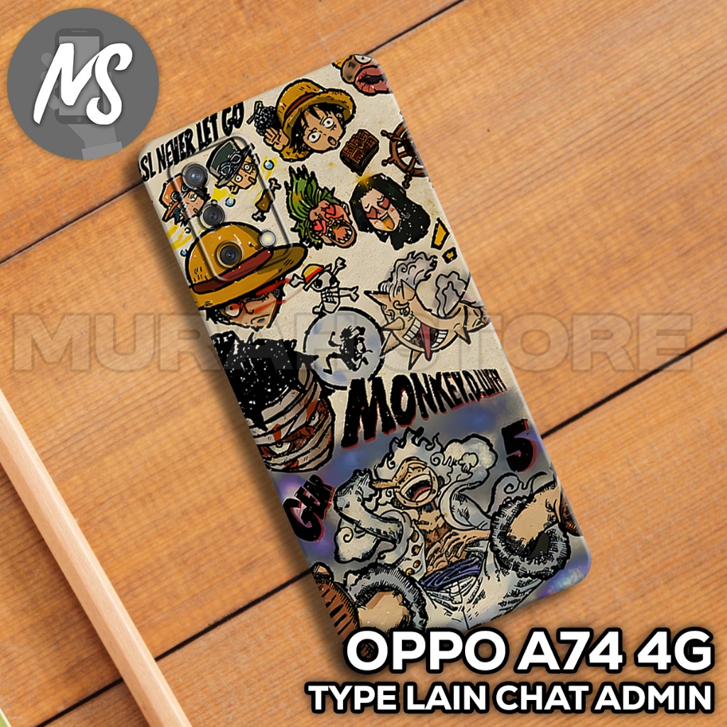 Softcase karet 0PPO A74 /MS5/motif ANIME/case OPPO A74 4G/casing OPPO A74 4G /silikon