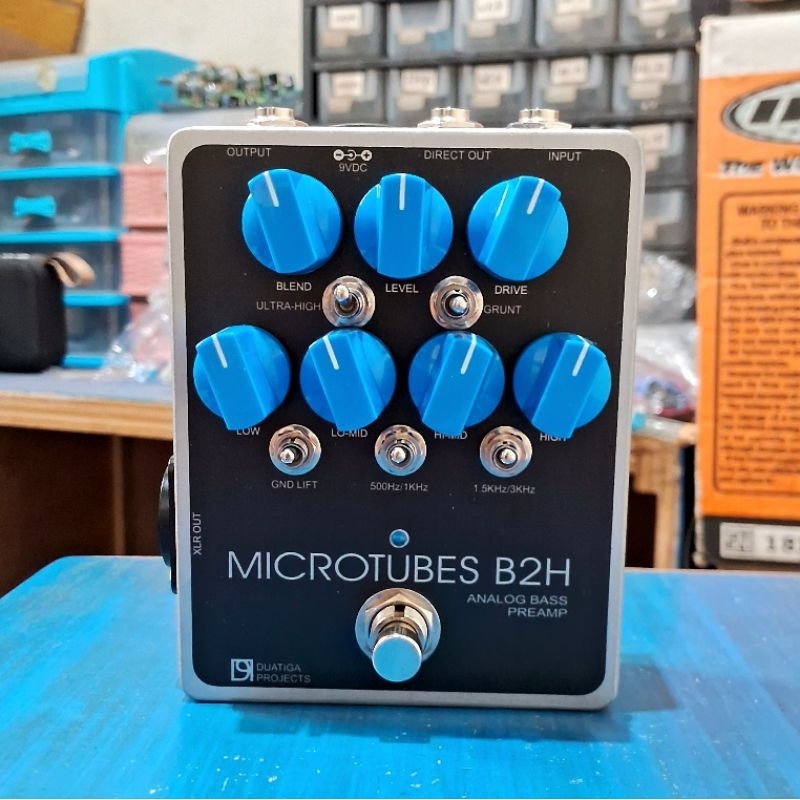 Microtubes Analog Bass Preamp ~ Duatiga Efek Bass Preamp Overdrive