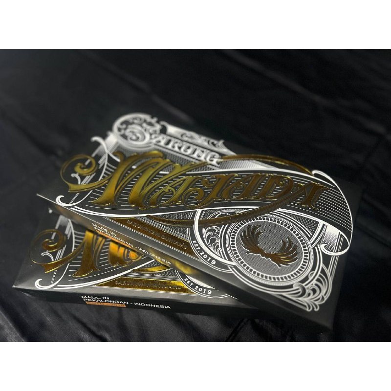 KARDUS DUS BOX KARDUS SARUNG WARNA HITAM EKSLUSIF