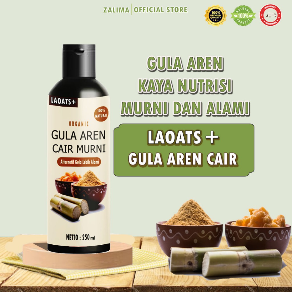 

Gula Aren Brown Sugar Cair Palm Sugar Laoats